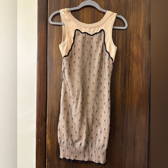 Vtg FENDI Tank Dress Mesh Overlay (D10) - Picture 3 of 7